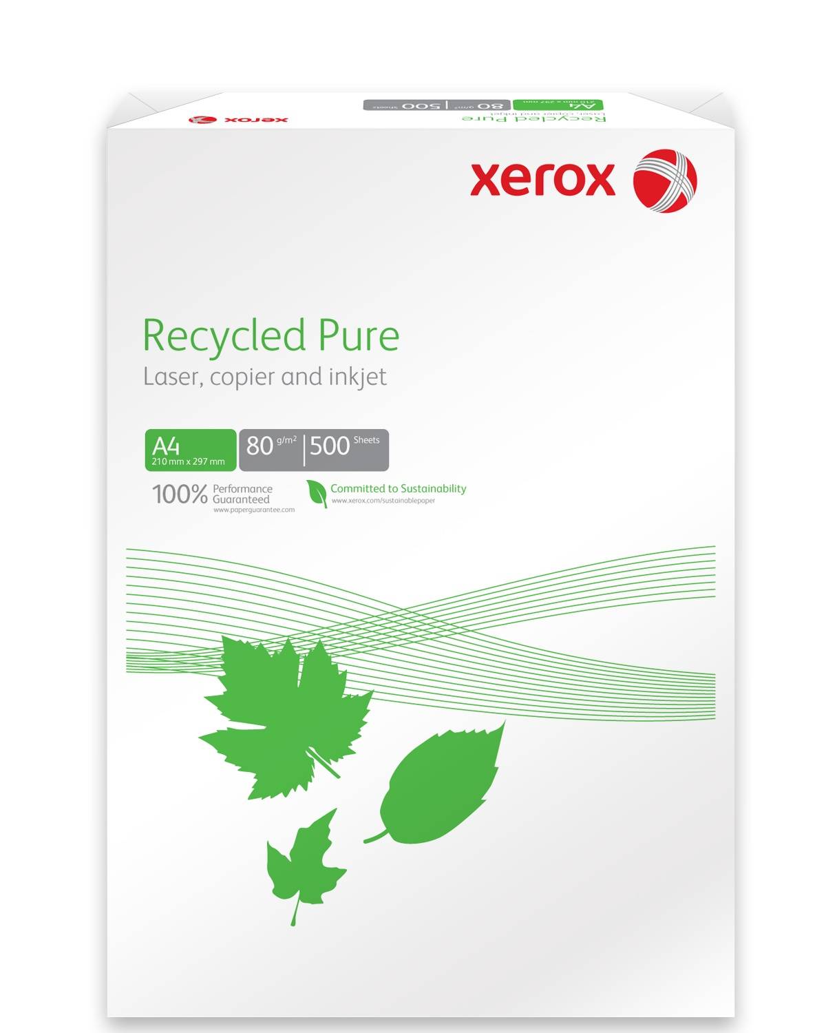 HARTIE COPIATOR A4 RECYCLED PURE 80G 500/TOP XEROX HARTIE COPIATOR A4 RECYCLED PURE 80G 500/TOP XEROX